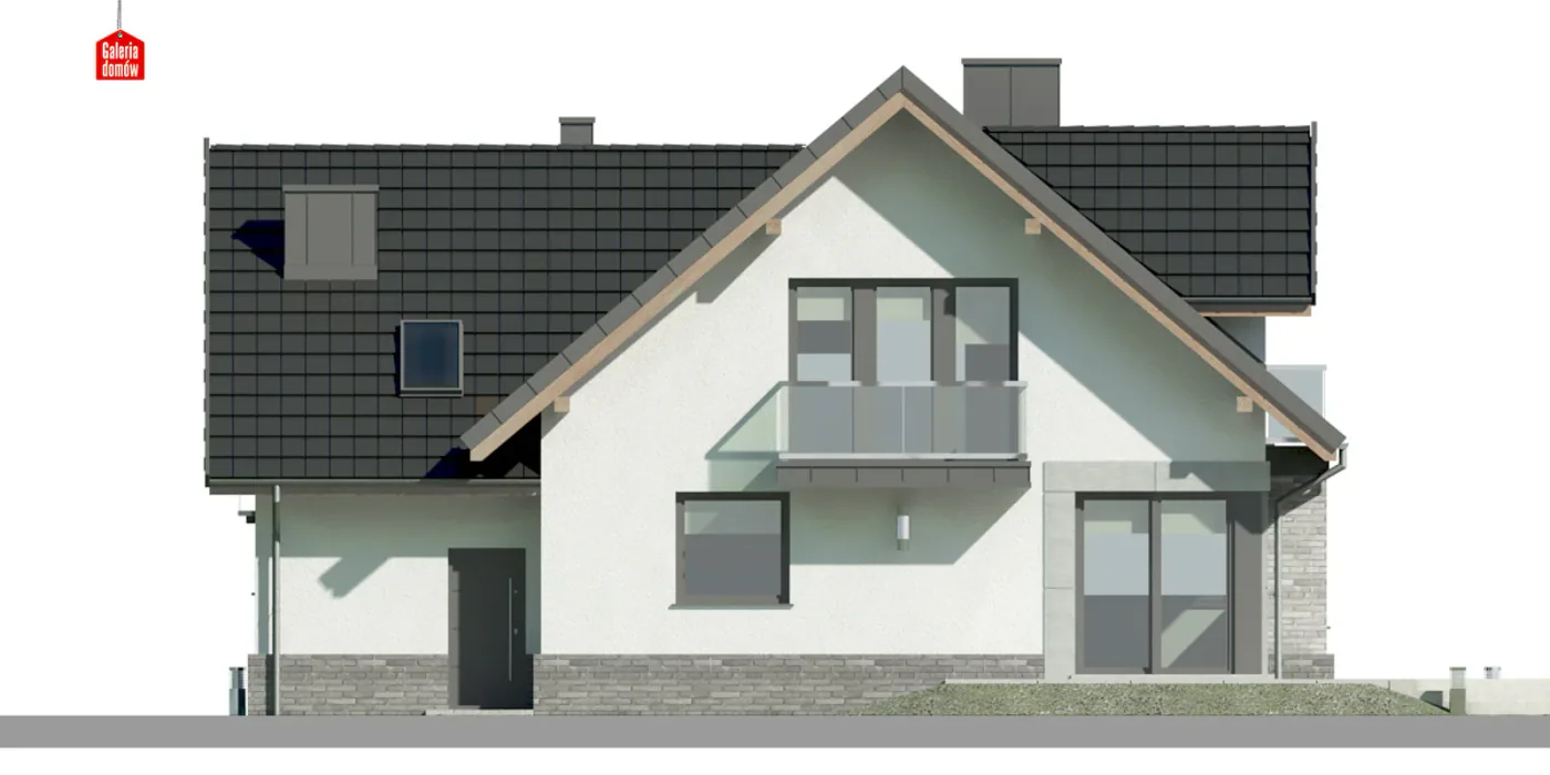 Elewacja boczna lewa