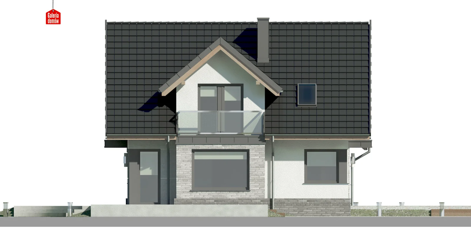 Elewacja boczna prawa
