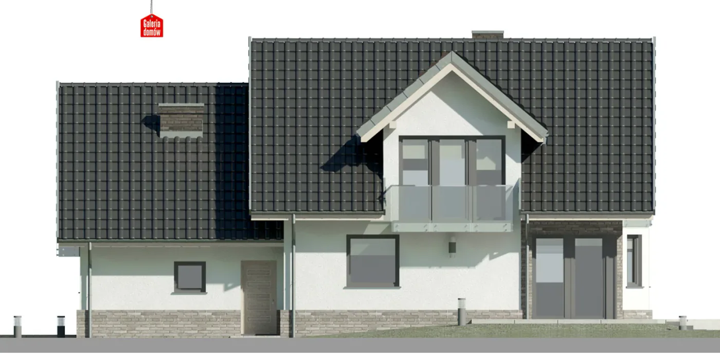 Elewacja boczna lewa