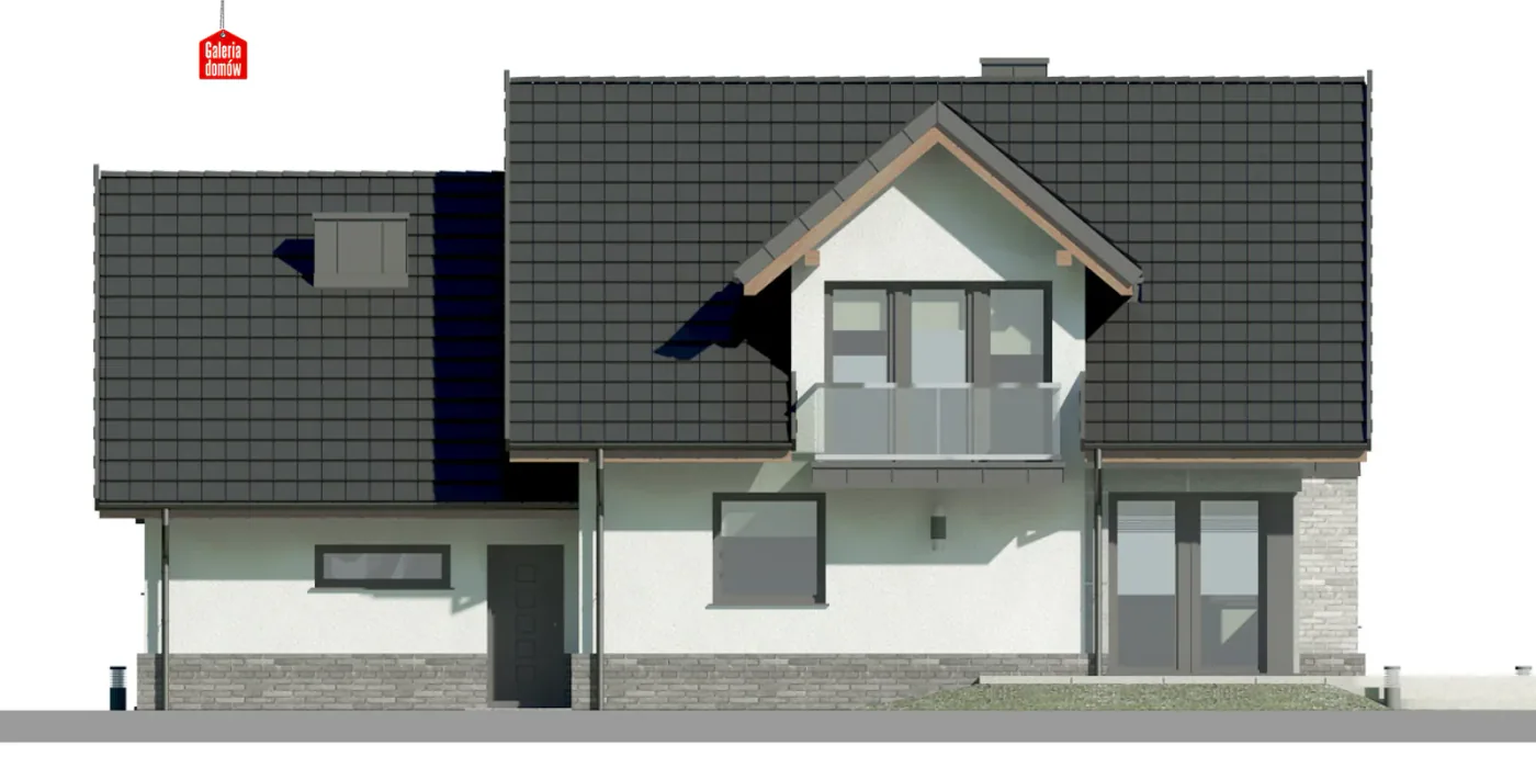 Elewacja boczna lewa