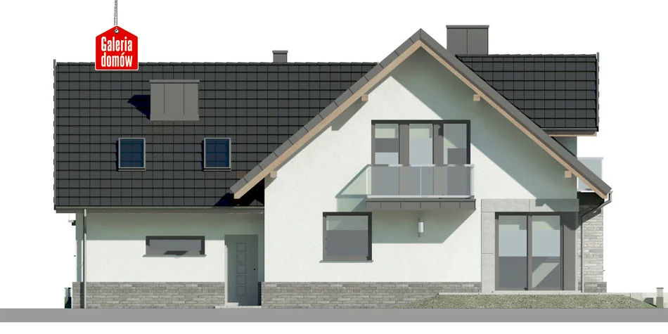 Elewacja boczna lewa