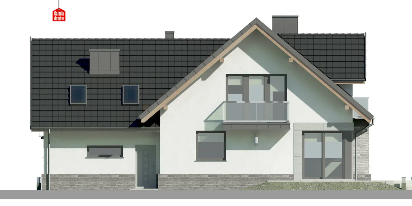 Elewacja boczna lewa