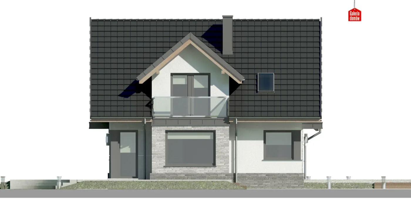 Elewacja boczna prawa