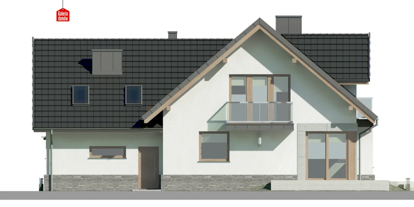 Elewacja boczna lewa