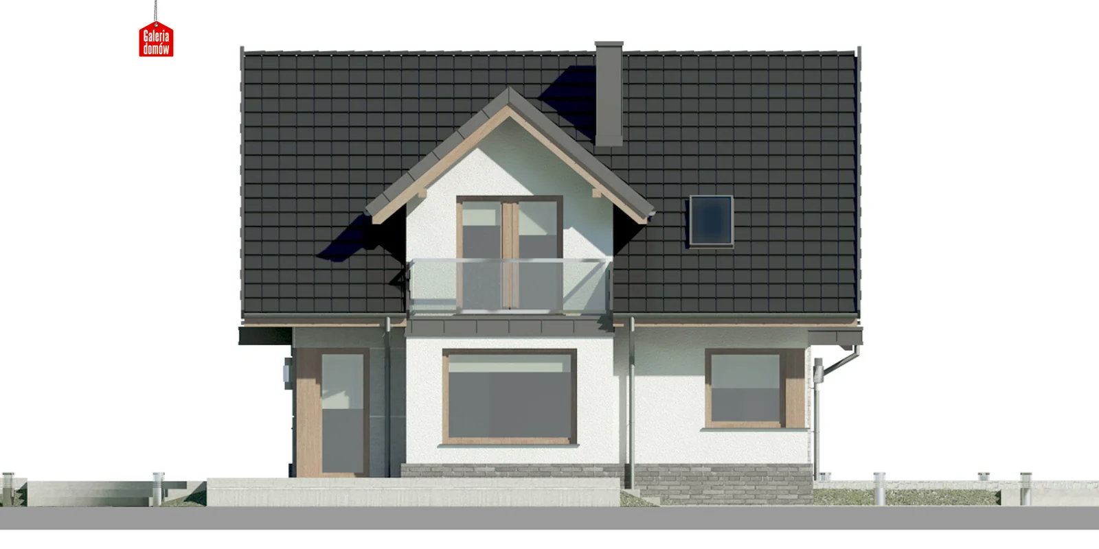 Elewacja boczna prawa