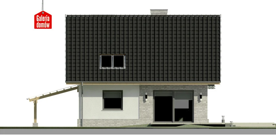 Elewacja boczna lewa