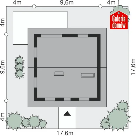 Usytuowanie na działce