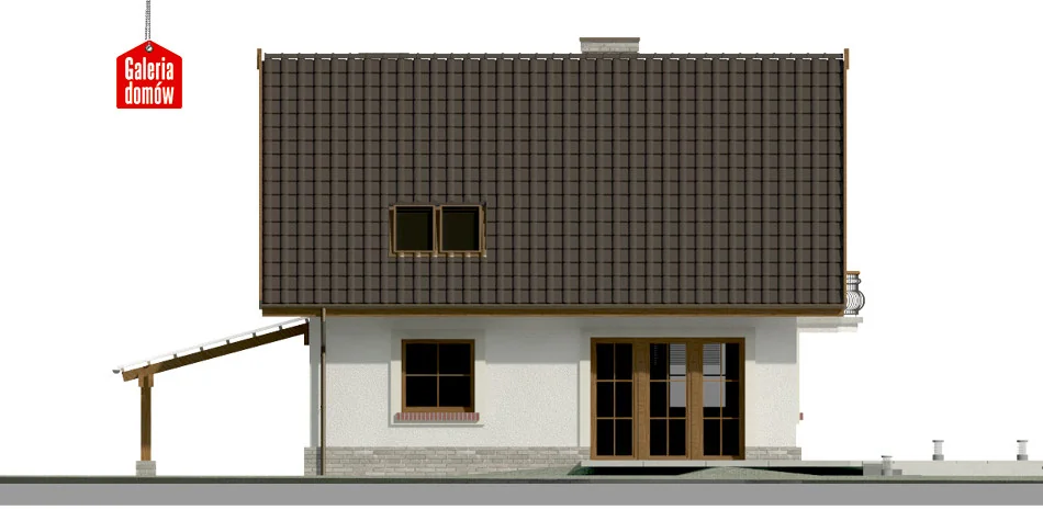 Elewacja boczna lewa