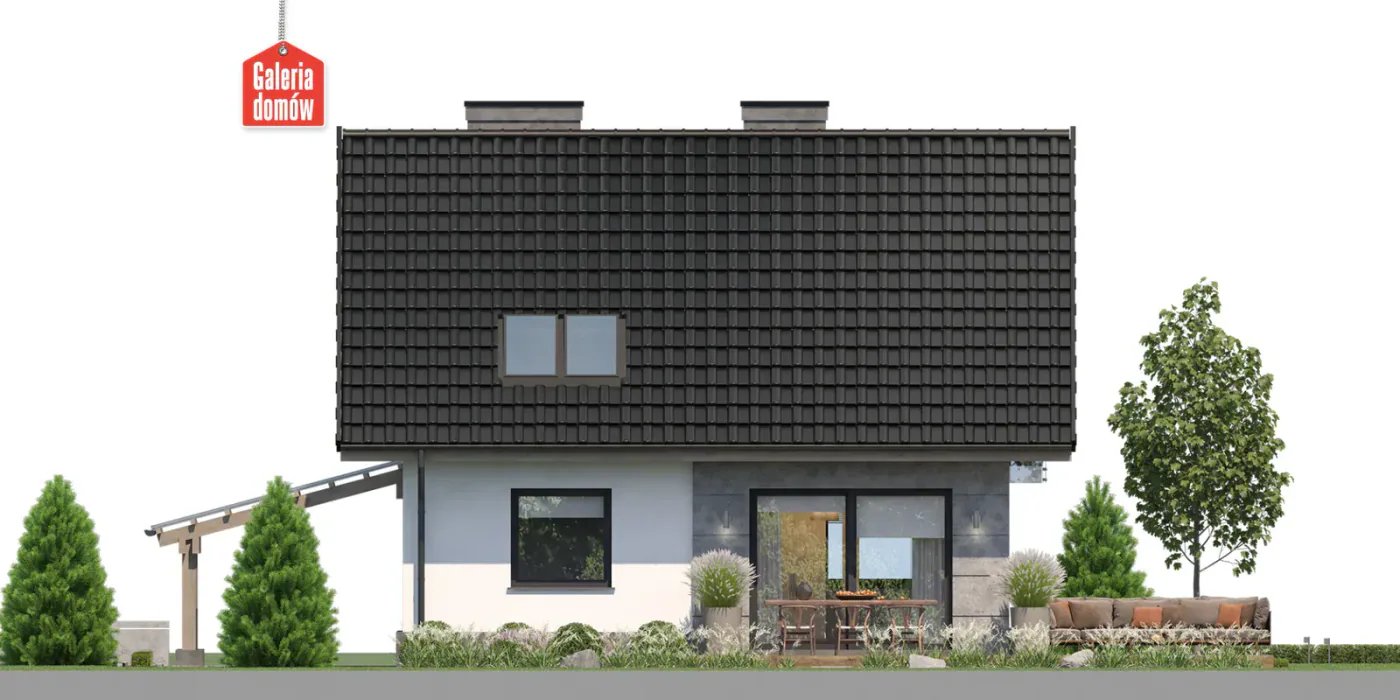 Elewacja boczna lewa