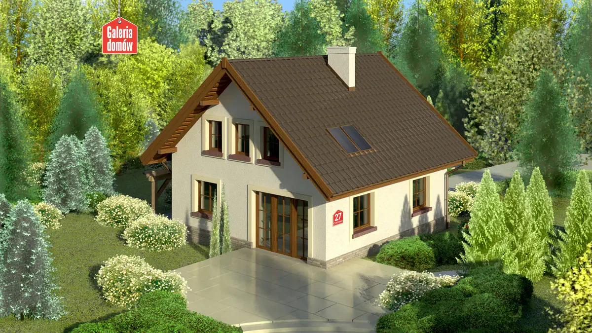 Wizualizacja domu przy Cyprysowej 27 - zdjęcie 2