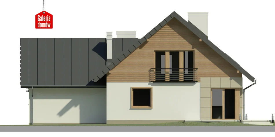 Elewacja boczna lewa