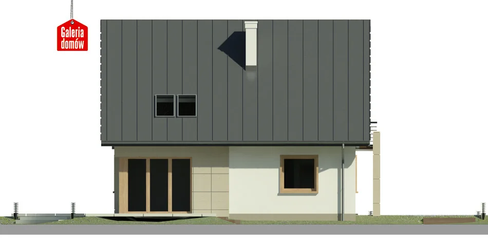 Elewacja boczna prawa