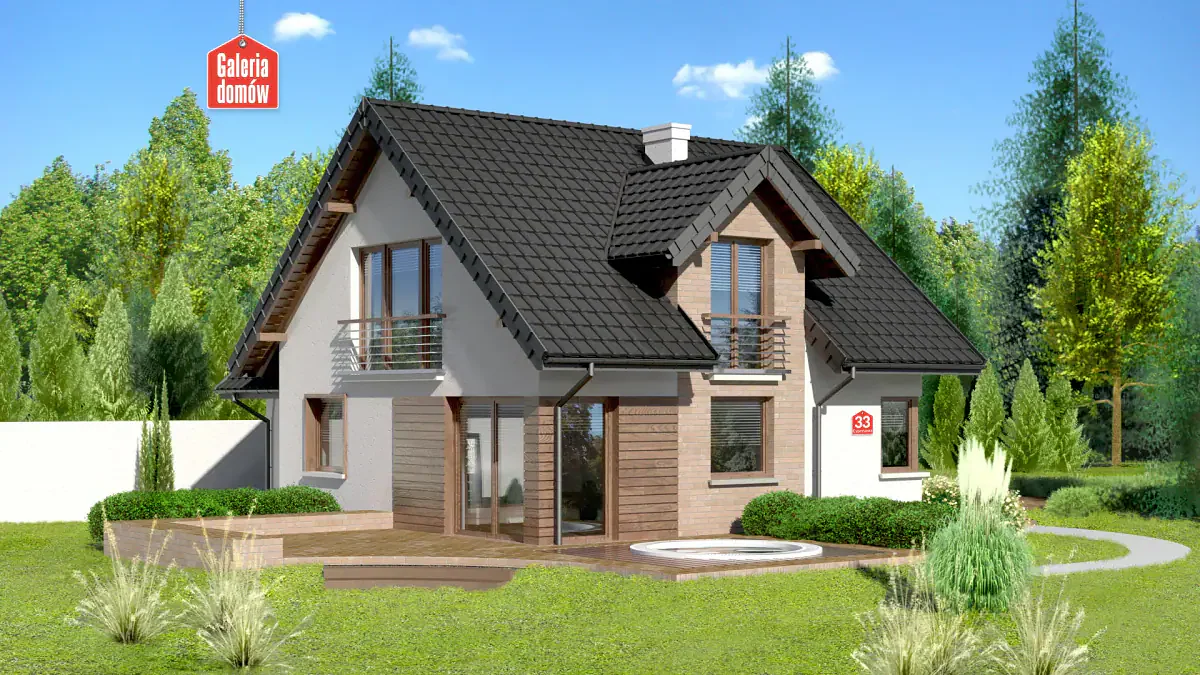 Wizualizacja domu przy Cyprysowej 33 - zdjęcie 2