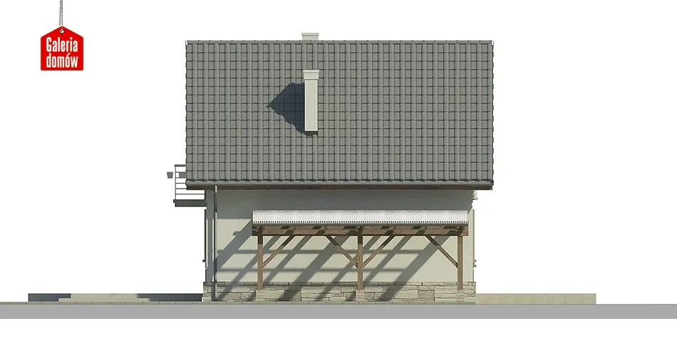 Elewacja boczna lewa