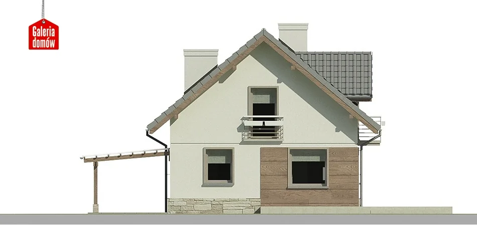 Elewacja boczna prawa