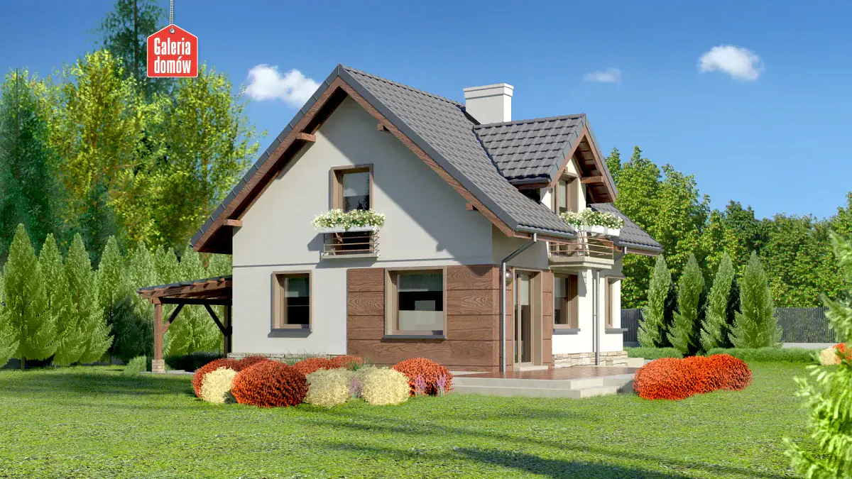 Wizualizacja domu przy Cyprysowej 34 - zdjęcie 2