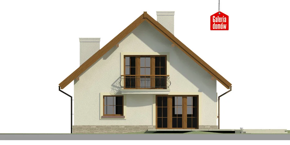 Elewacja boczna lewa