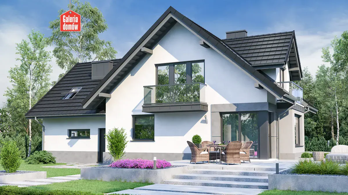 Wizualizacja domu przy Cyprysowej 50 - zdjęcie 2