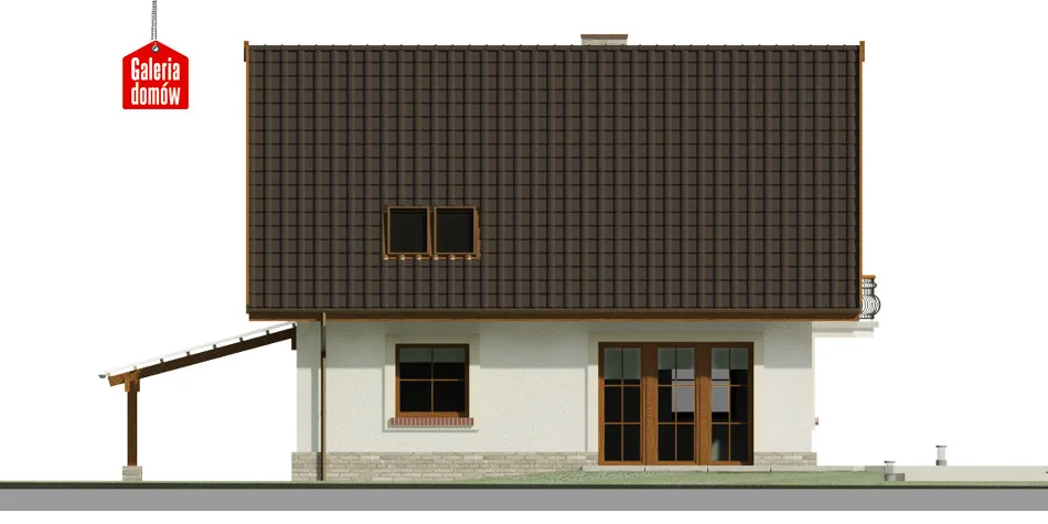 Elewacja boczna lewa