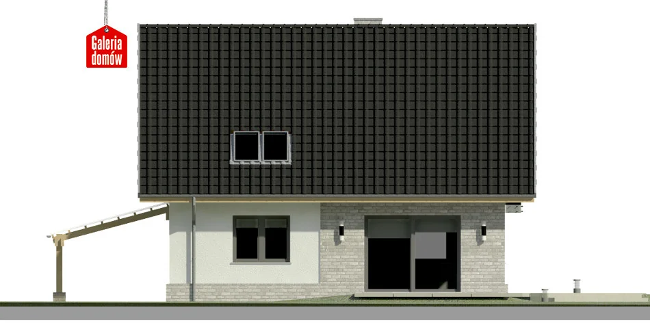 Elewacja boczna lewa