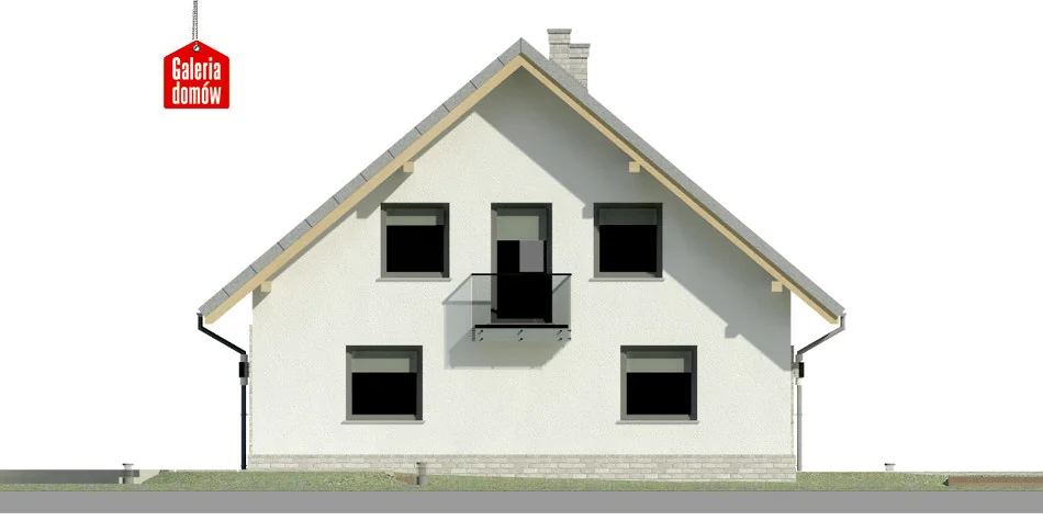 Elewacja boczna prawa