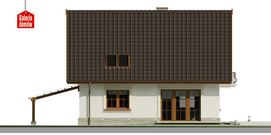 Elewacja boczna lewa