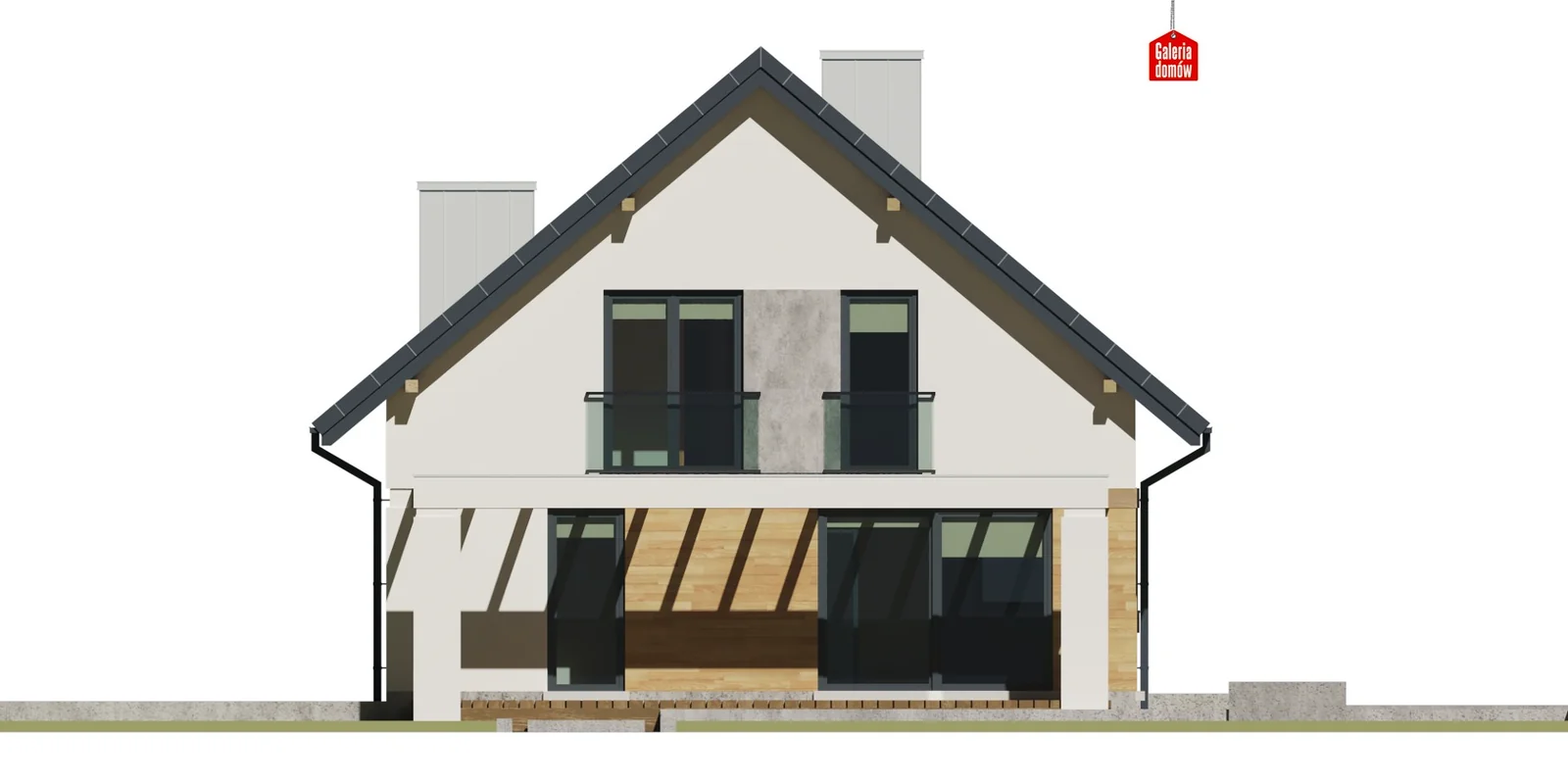 Elewacja boczna lewa