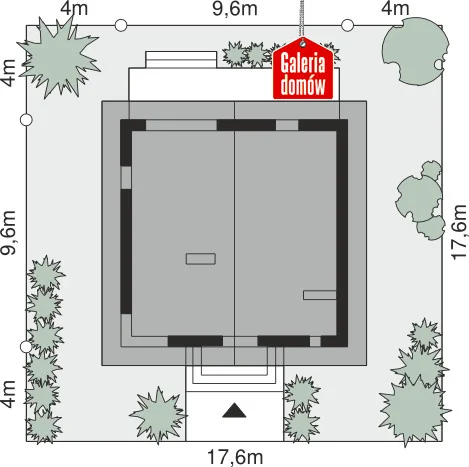 Usytuowanie na działce