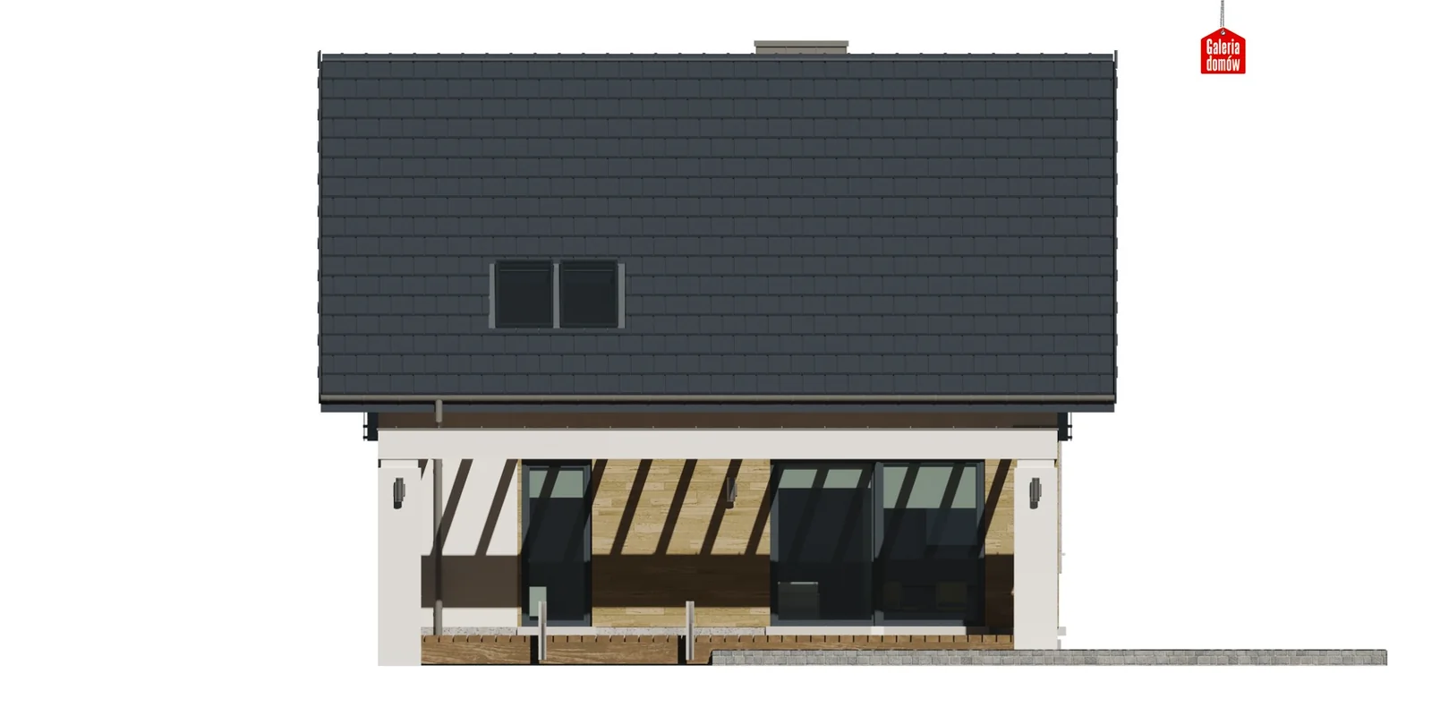 Elewacja boczna lewa