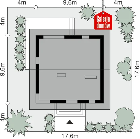 Usytuowanie na działce