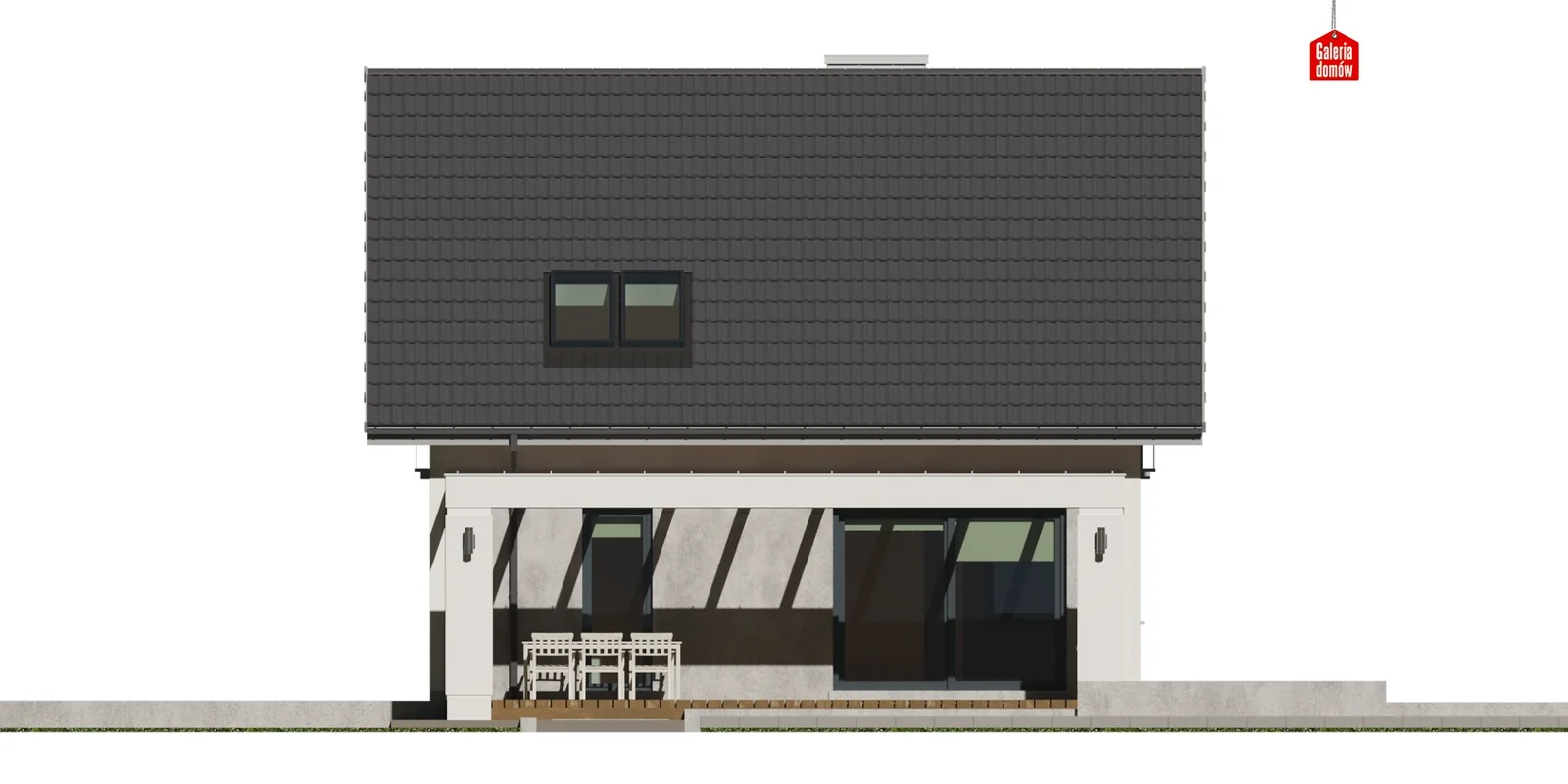 Elewacja boczna lewa