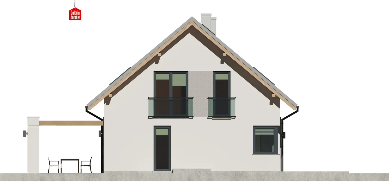 Elewacja boczna prawa