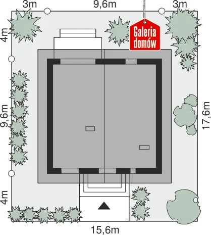 Usytuowanie na działce