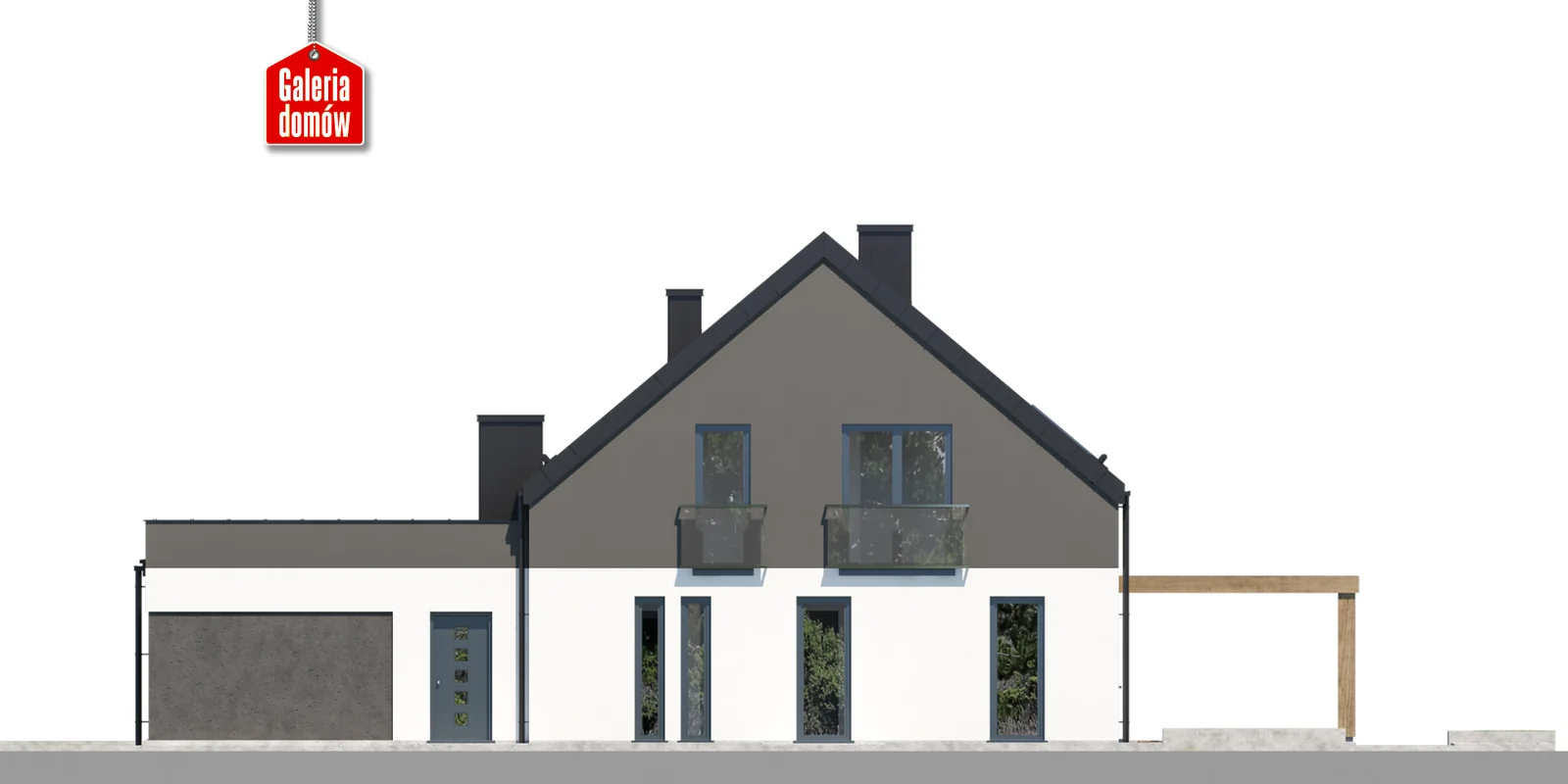 Elewacja boczna lewa