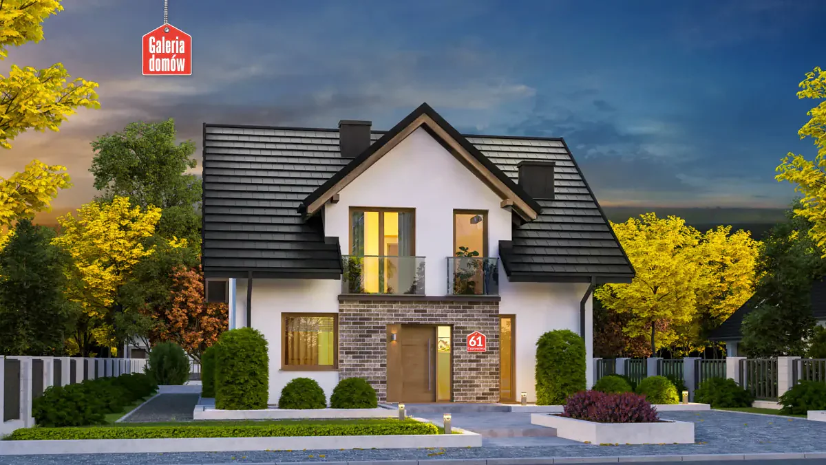 Wizualizacja domu przy Cyprysowej 61 - zdjęcie 3