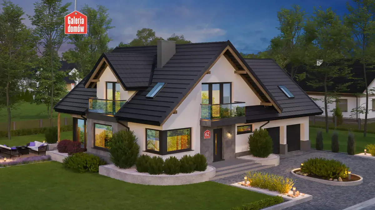 Wizualizacja domu przy Cyprysowej 62 - zdjęcie 3