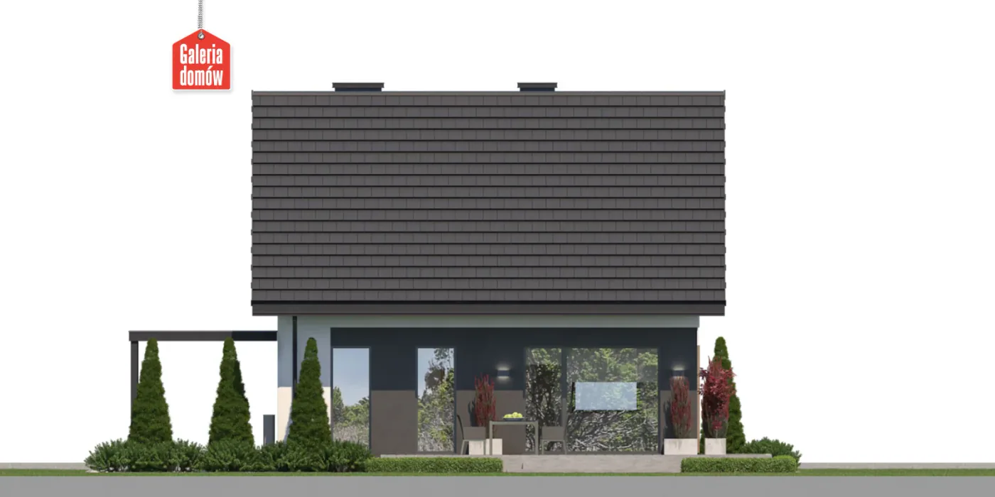 Elewacja boczna lewa