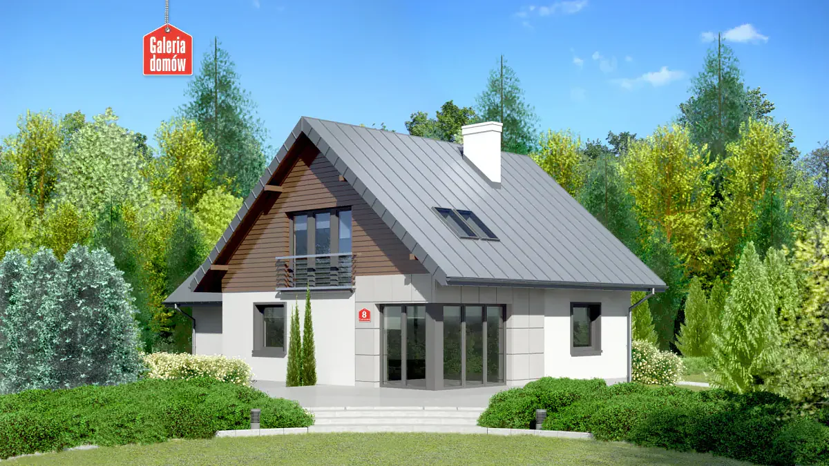 Wizualizacja domu przy Cyprysowej 8 - zdjęcie 2