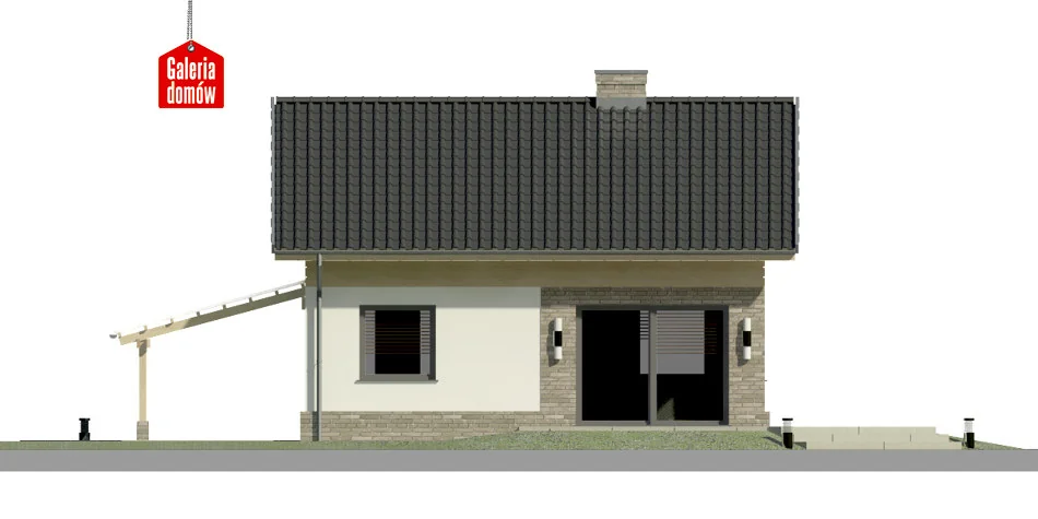 Elewacja boczna lewa