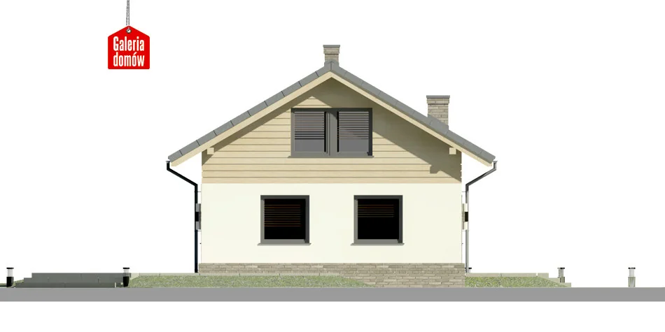 Elewacja boczna prawa