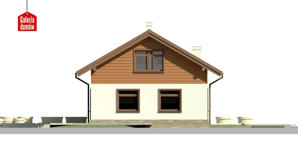 Elewacja boczna prawa