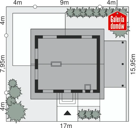Usytuowanie na działce