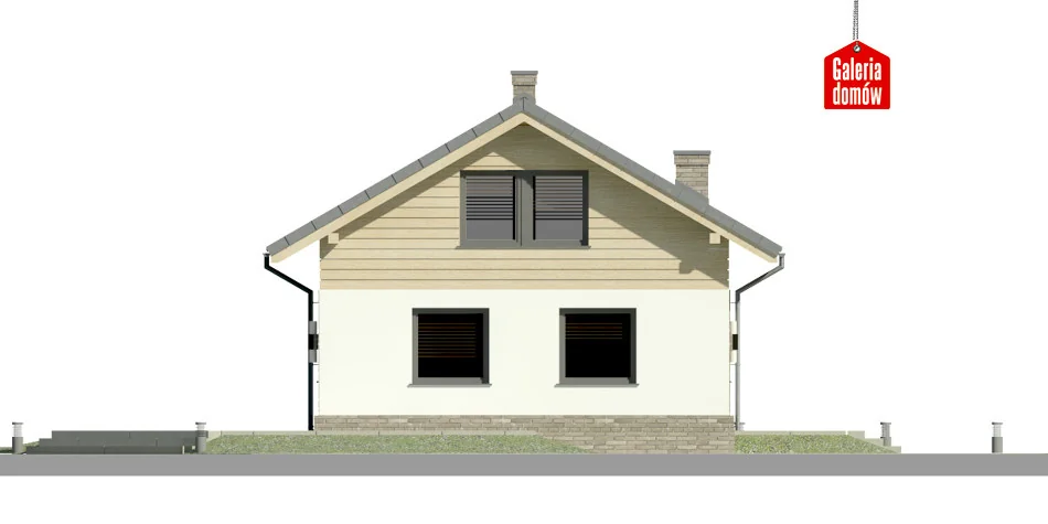 Elewacja boczna prawa