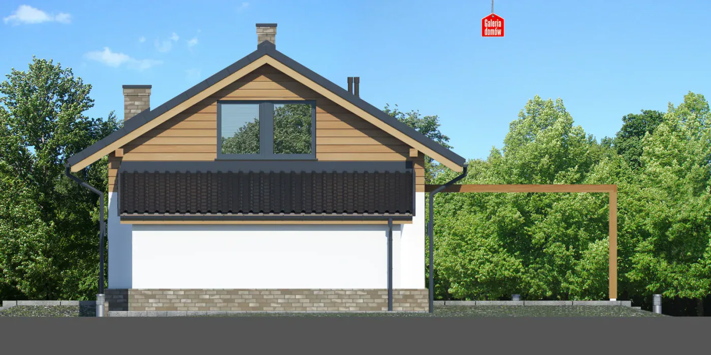 Elewacja boczna prawa