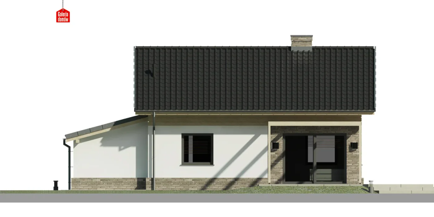 Elewacja boczna lewa