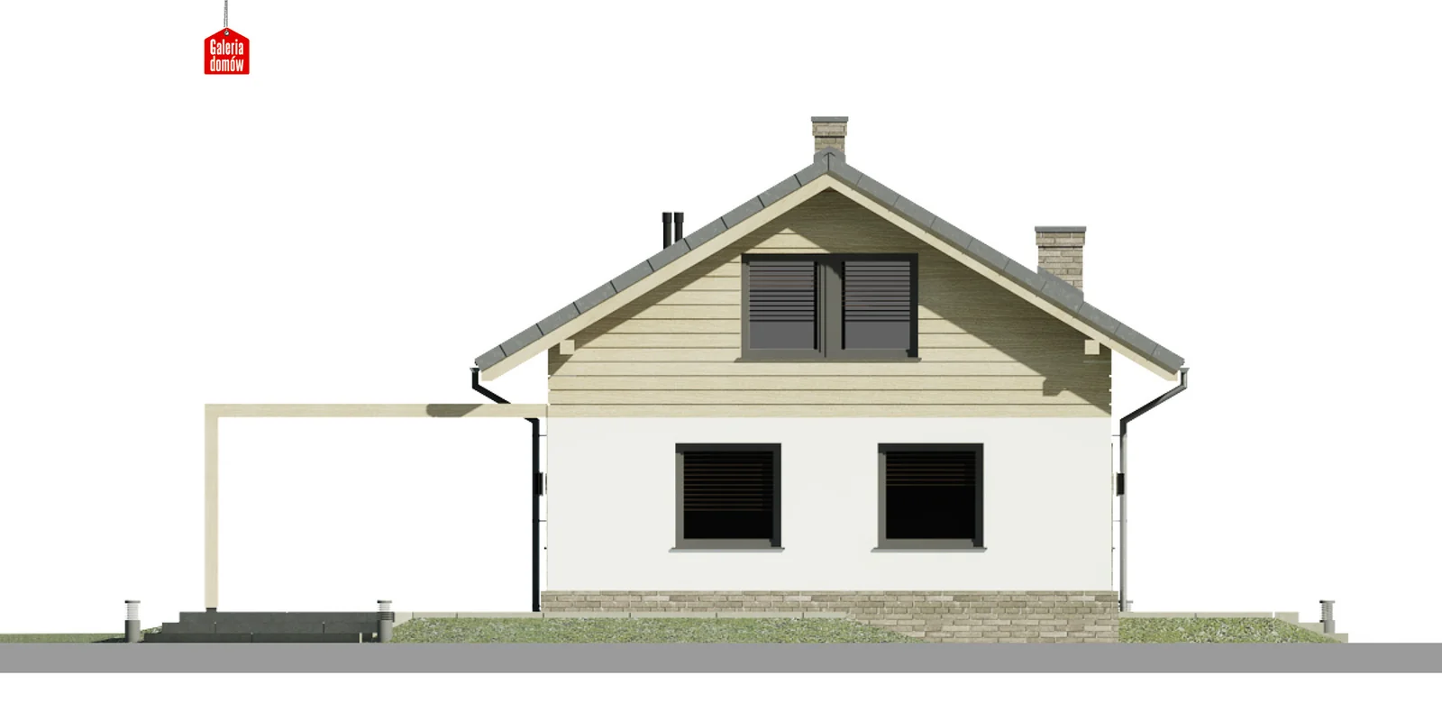 Elewacja boczna prawa