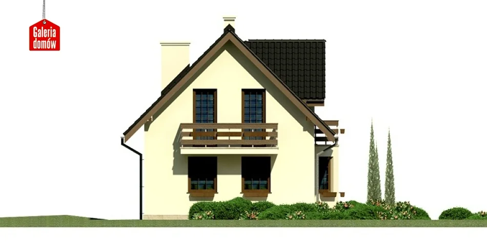 Elewacja boczna prawa