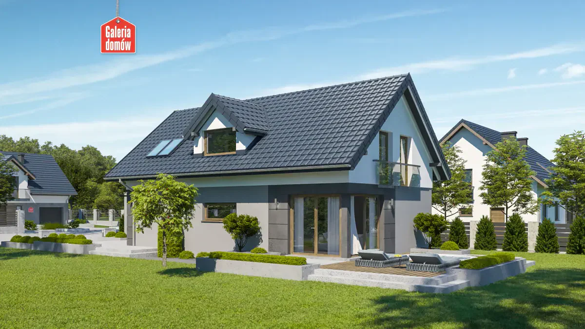 Wizualizacja domu przy Kolorowej 2 - zdjęcie 2