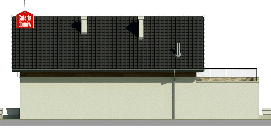 Elewacja boczna prawa