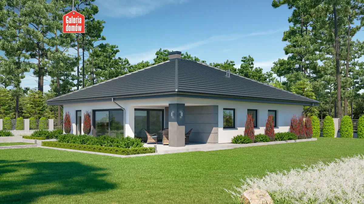 Wizualizacja domu przy Kwiatowej 3 - zdjęcie 2